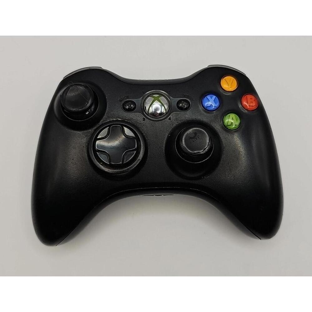 Microsoft Xbox 360 (Black) Wireless Controller (Model 1403) OEM (TESTED)